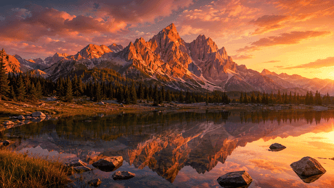 Mountain landscape sample from Baseline 1